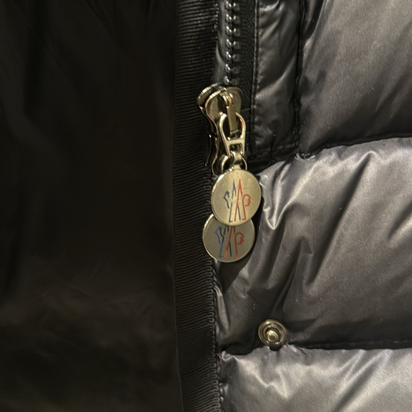 Moncler MIDI Jacket, Navy Blue - Picture 3 of 9